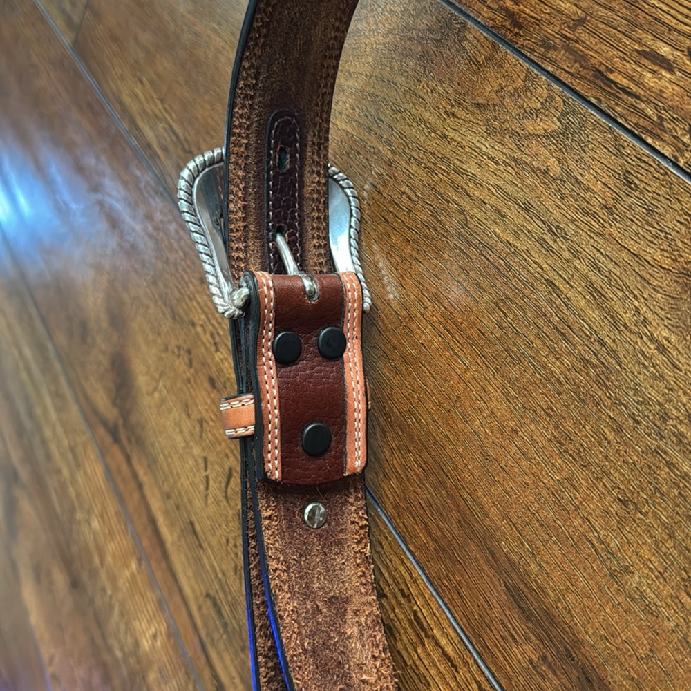 Larry Mahan Real Leather Belt - Picture 5 of 5